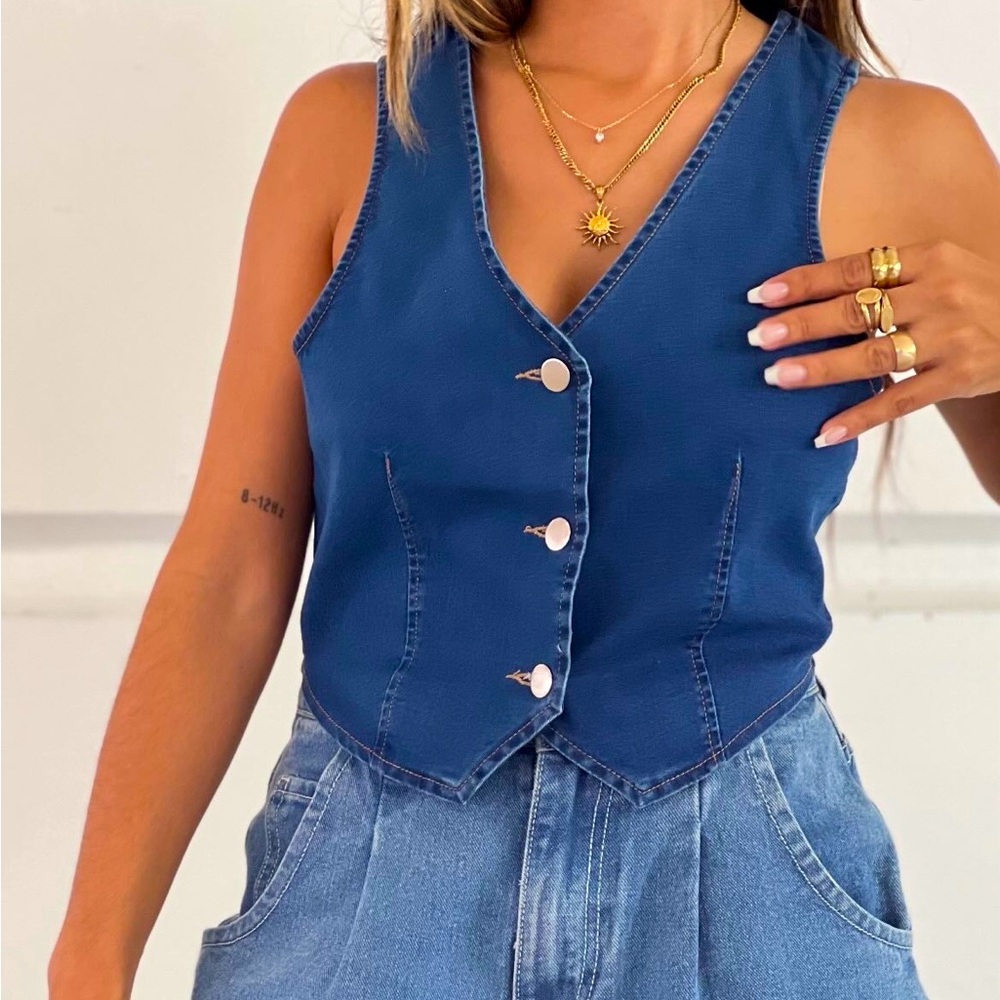 NWOT ✨ Denin Vest